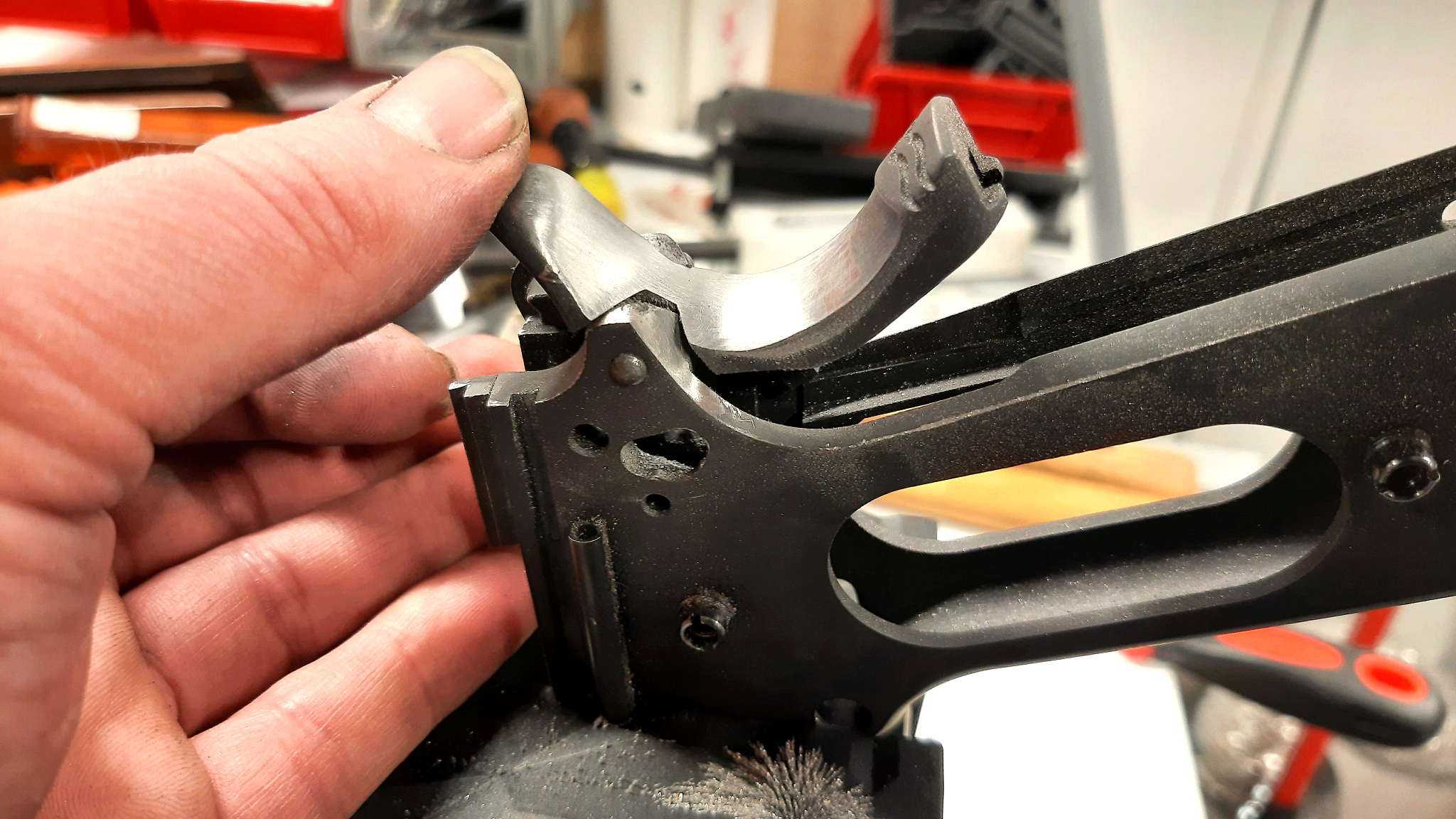 1911 beavertail fitting process