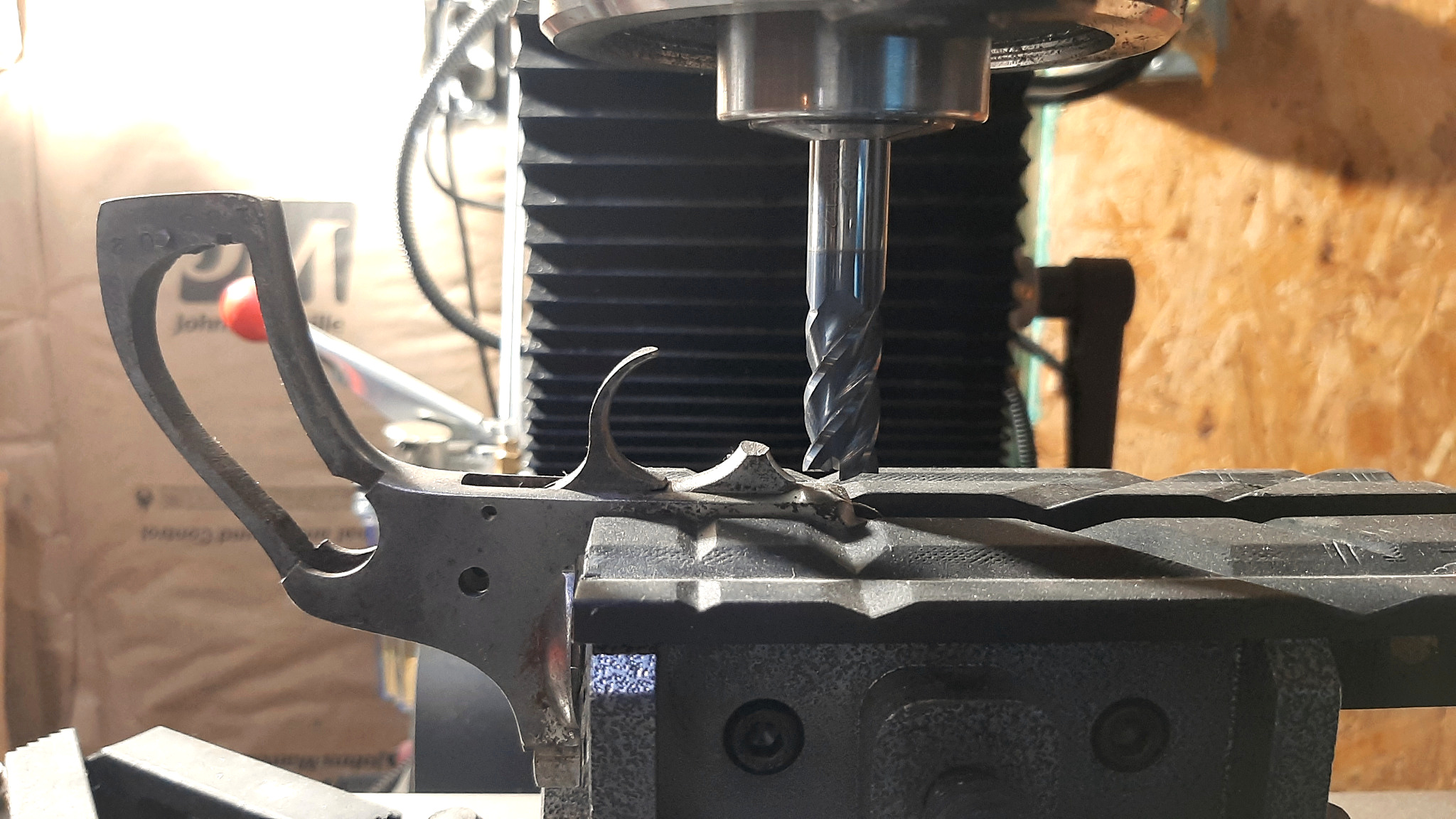 Machining stage of the Fitz Special-inspired project